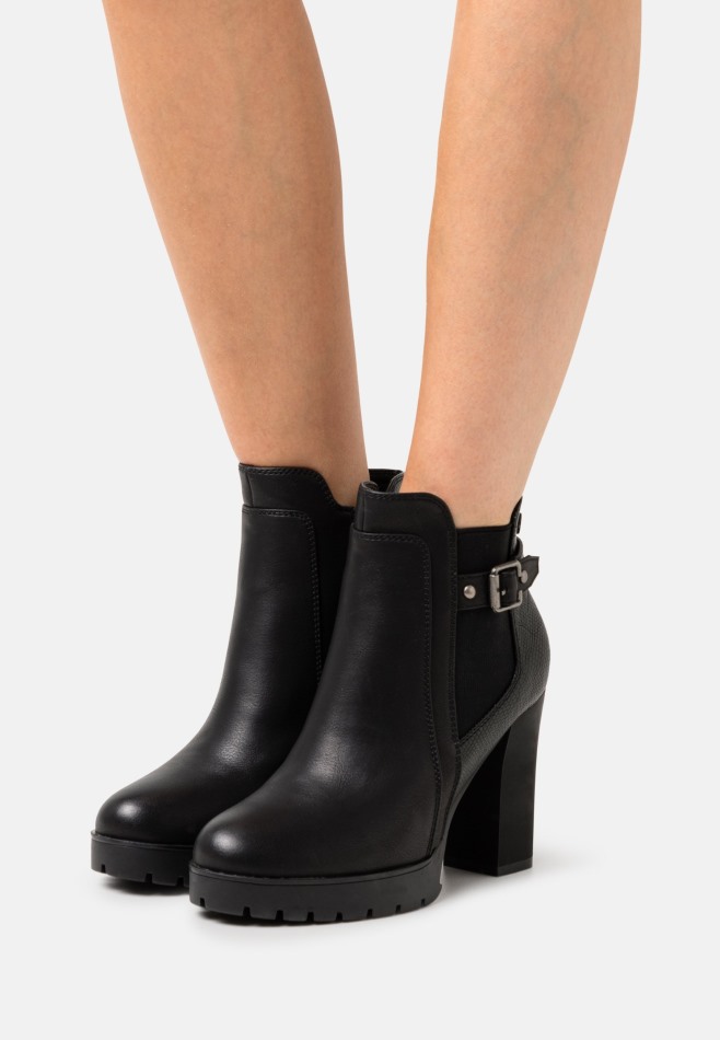 Bottines à Plateforme Noir Gabor | Exclusif